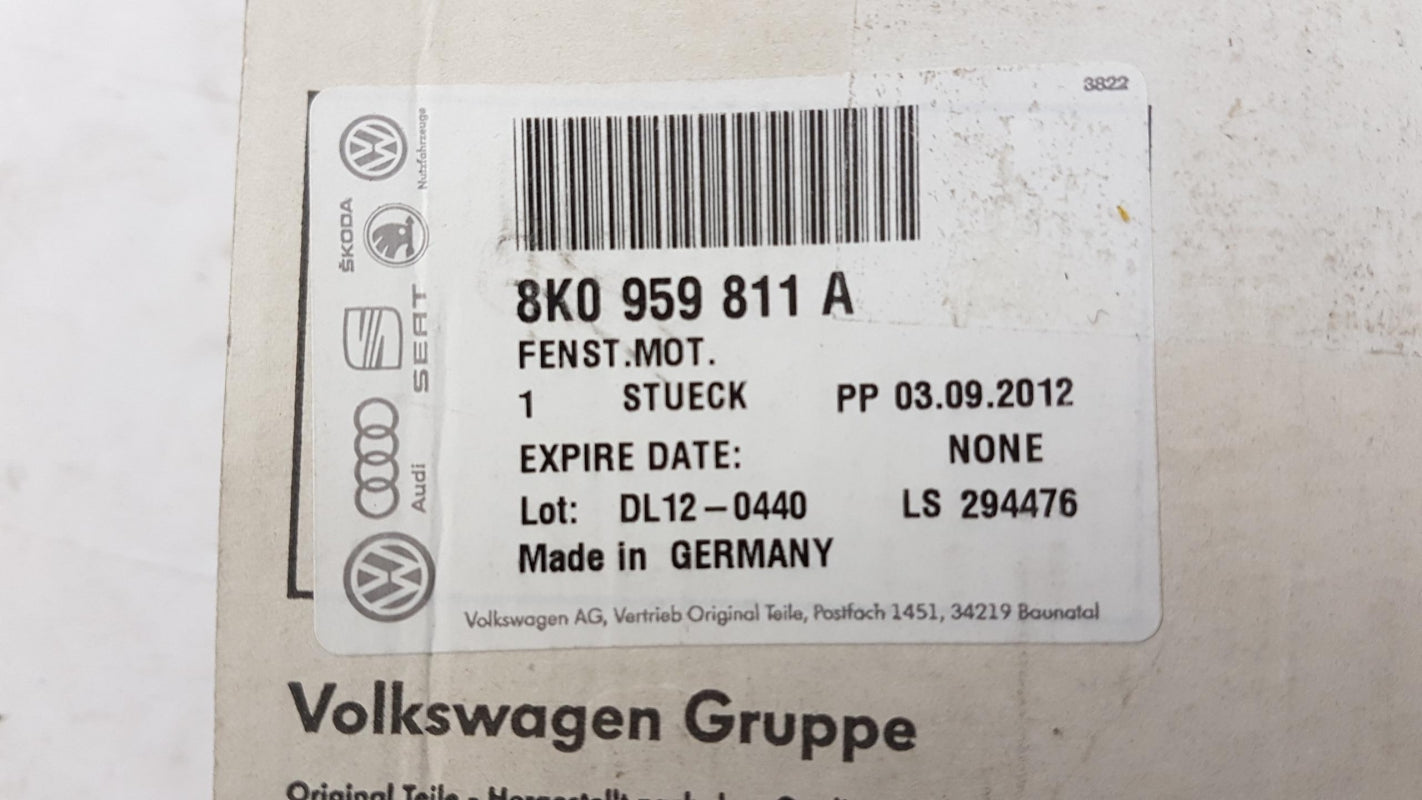 Original OE Volkswagen Fensterhebermotor 8K0959811A