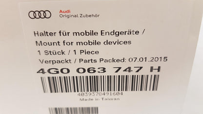 Original AUDI A4 A5 A6 A7 Q5 Q7 RS4 RS6 RS7 Halter für DVD-Player 9" 4G0063747H