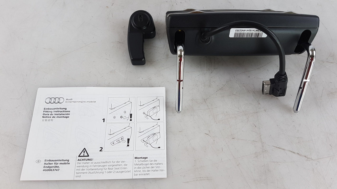 Original AUDI A4 A5 A6 A7 Q5 Q7 RS4 RS6 RS7 Halter für DVD-Player 9" 4G0063747H