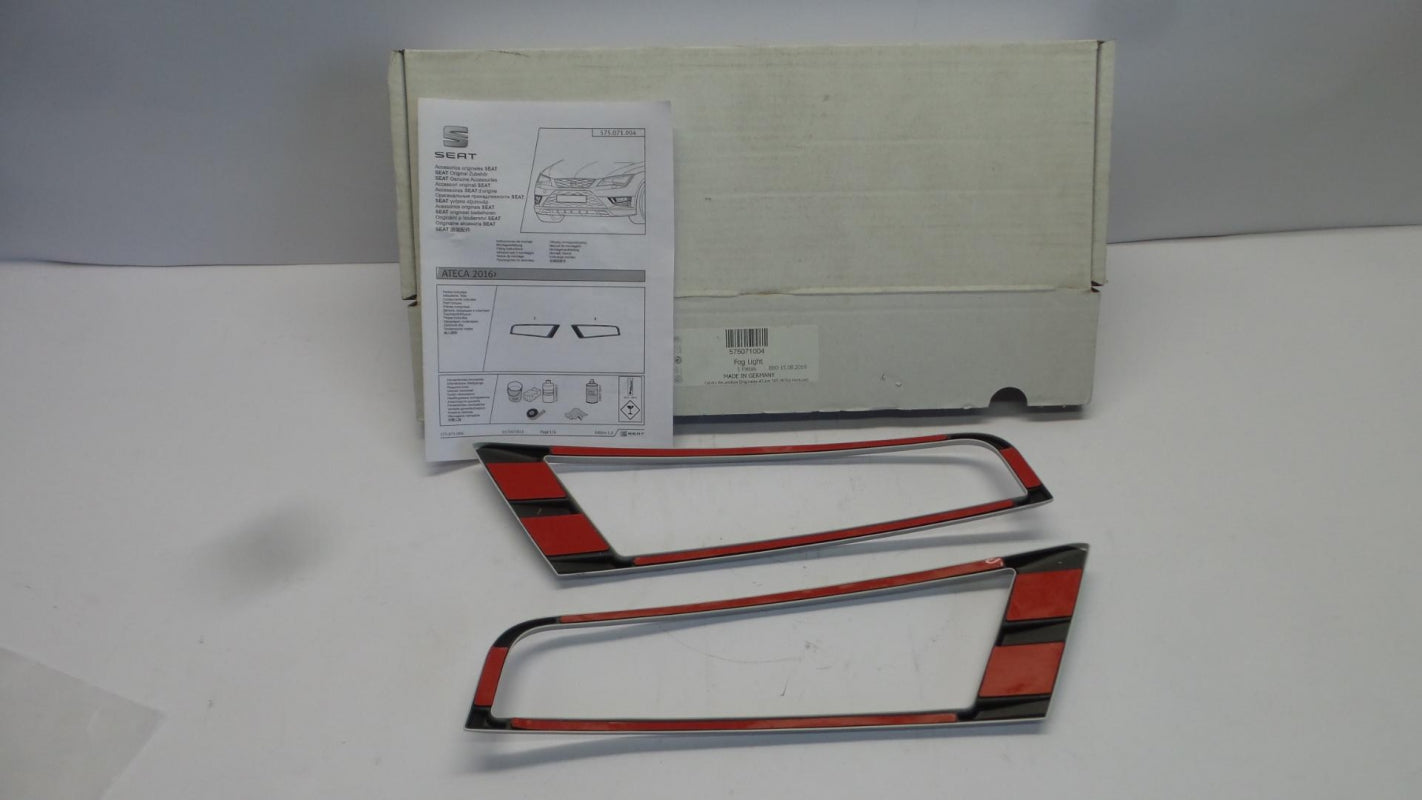 Original SEAT Ateca '17- Nebelscheinwerfer Rahmen 2-stück silber 575071004