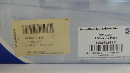 Original VW Golf VII Beetle Touran II Auspuffblenden 2-stück chrom 5C5071911C