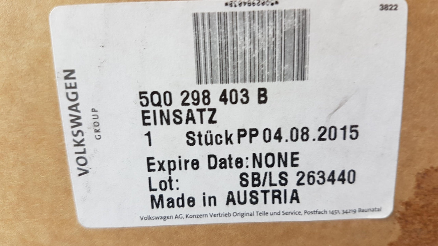 Original AUDI A3 TT VW Golf 7 Passat B8 SKODA Octavia Klima Trockner 5Q0298403B