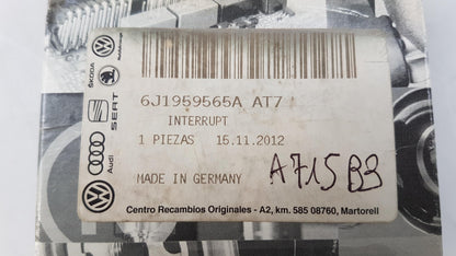 Original SEAT Ibiza '09-'16 Spiegelschalter karbonschwarz 6J1959565AAT7
