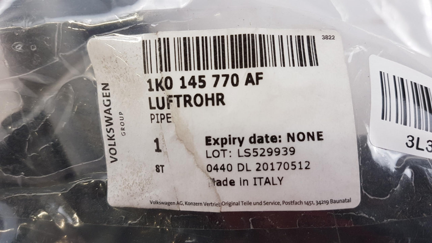 Original OE Volkswagen Rohr 1K0145770AF