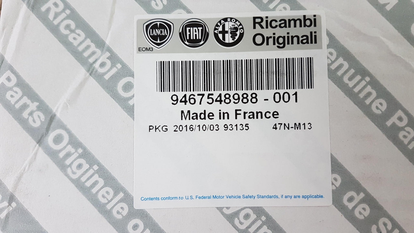 Original FIAT Nuovo Scudo 2007-2016 Bremsbeläge Bremsklötze Vorne 9467548988