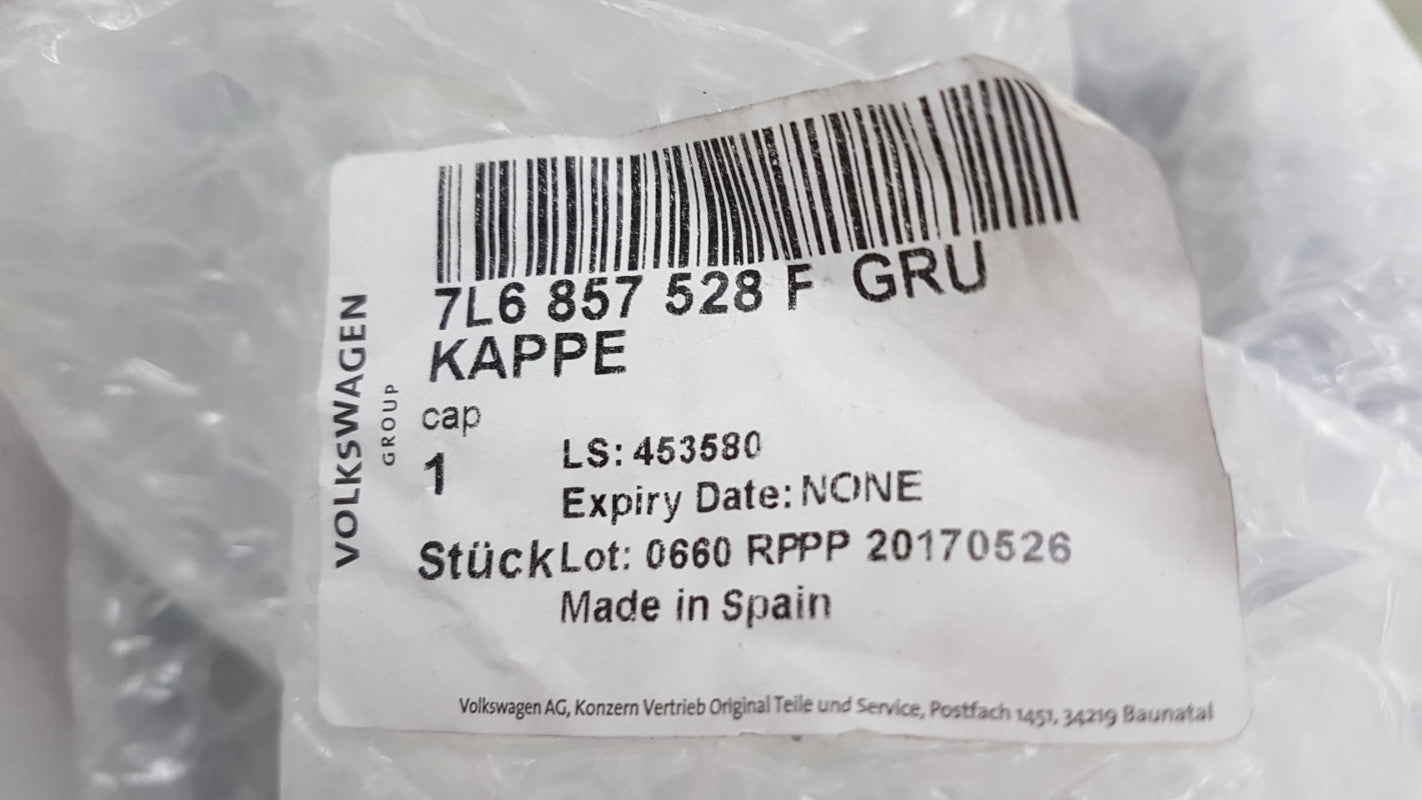 Original OE Volkswagen Außenspiegel Abdeckung 7L6857528FGRU