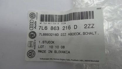 Original OE Volkswagen Mittelkonsole Teil 7L6863216D2ZZ