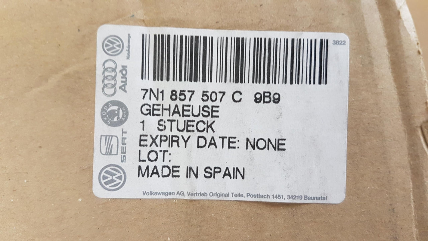 Original VW Sharan SEAT Alhambra Spiegelgehäuse satinschwarz links 7N1857507C9B9