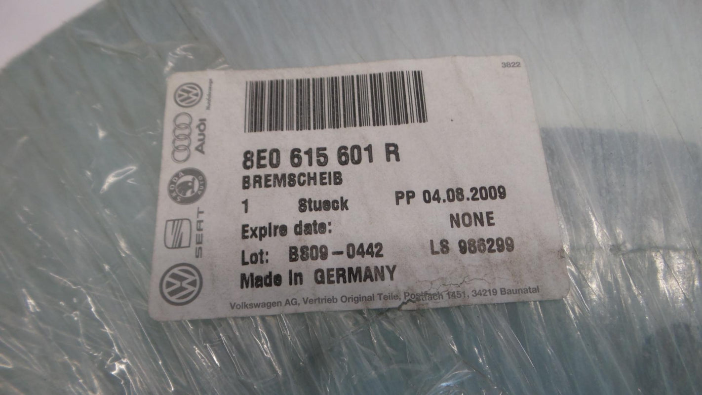 Original AUDI A4 Bremsscheibe (1 stück) belüftet 300X22mm hinten 8E0615601R