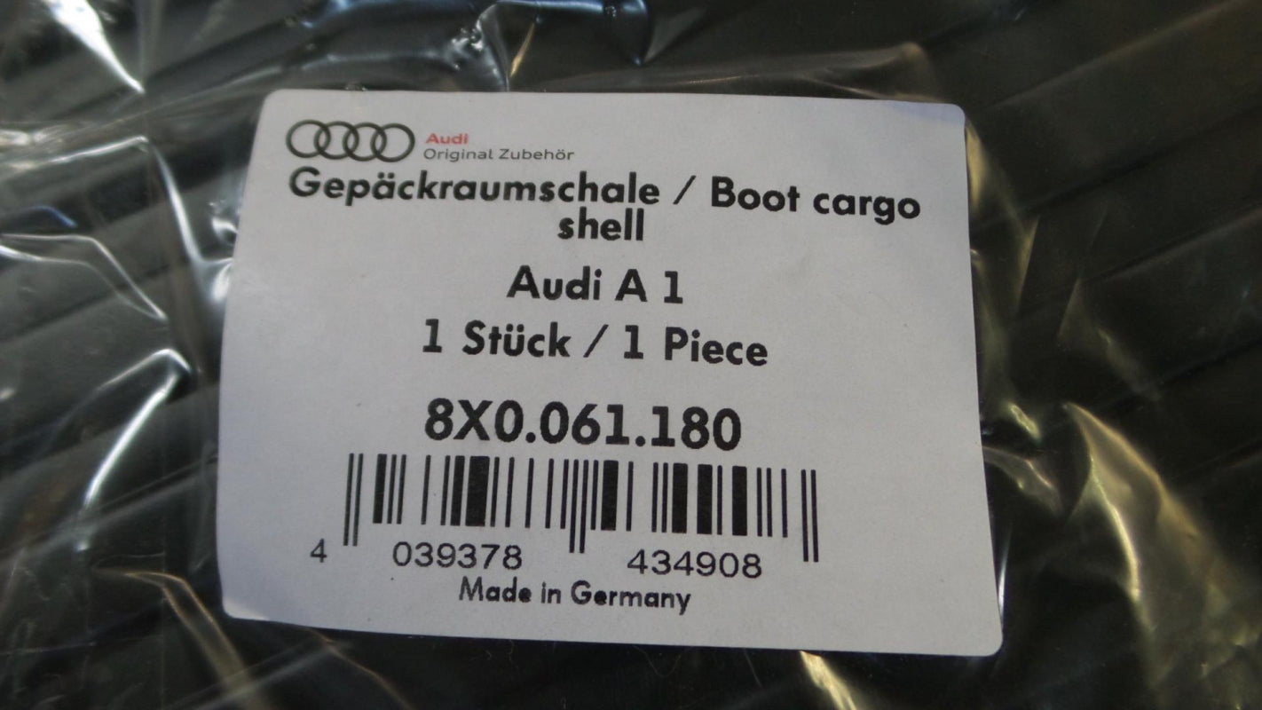 Original AUDI A1 S1 Sportback Gepäckraumeinlage wasserdicht anthrazit 8X0061180