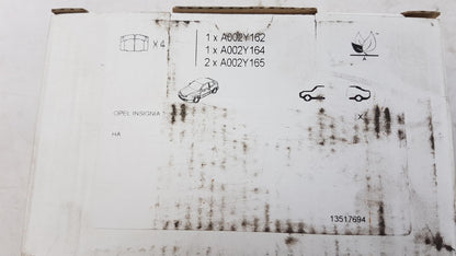 Original OPEL Insignia-B Bremsbeläge Satz Hinten 13517694