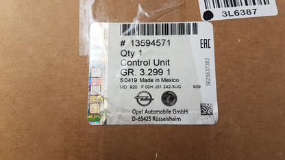 Original OPEL Mokka '13-'19 Astra-K '16-'19 Modul Elektronische 13594571