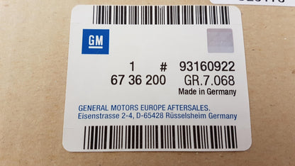 Original OPEL Corsa-C Meriva-A Anhängerkupplung Elektrosatz 7-polig 93160922