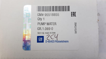 Original OPEL Astra-H Vectra-C Signum Zafira-B 1.9CDTi Wasserpumpe 95518855