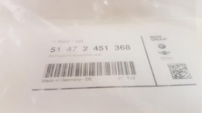 Original OE BMW Fußmattensatz 51472451368