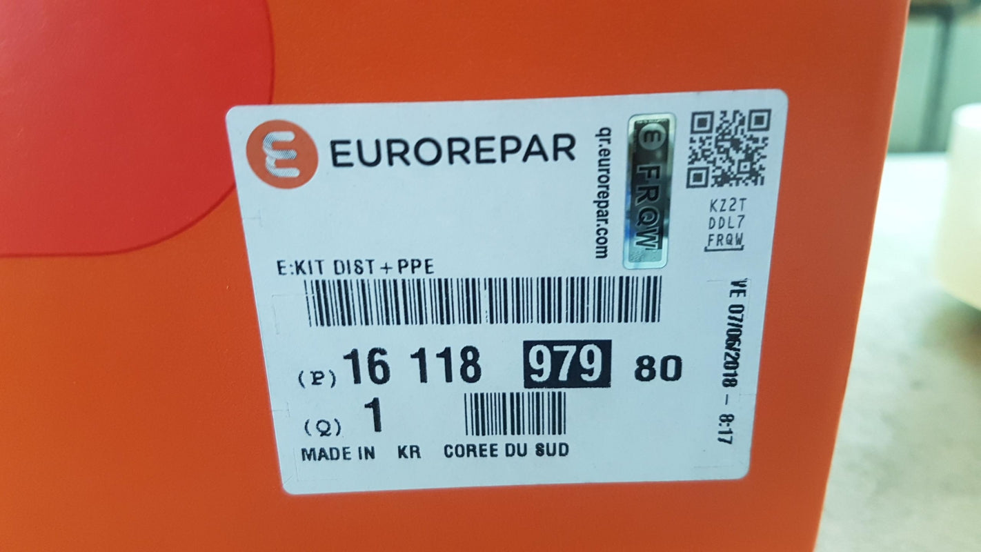 Original OE Peugeot Wasserpumpe + Zahnriemenkit 1611897980