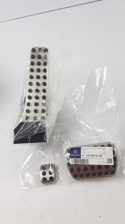 Original MERCEDES-BENZ W204 X218 W212 Pedalauflagen Sport Edelstahl A0002900501