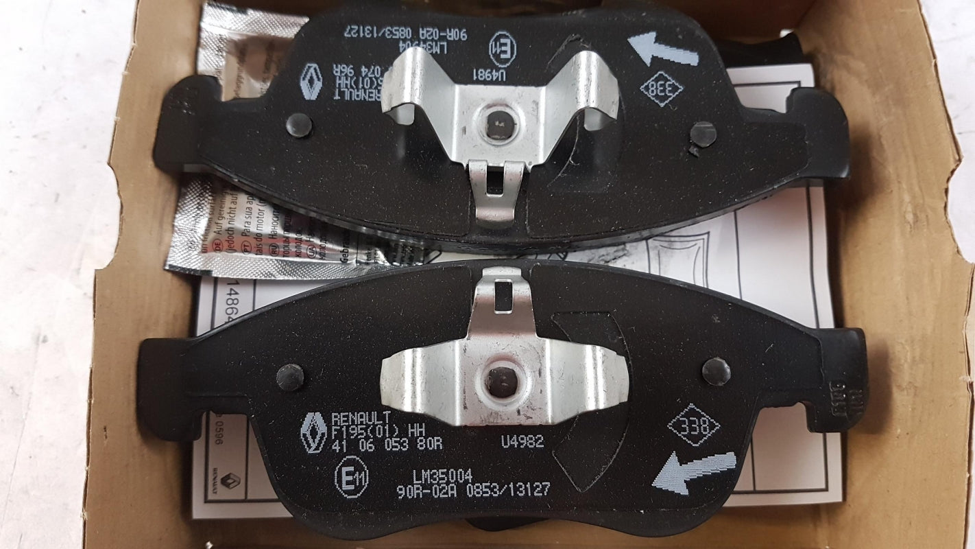 Original RENAULT Captur (2022-) Kangoo (2021-) Bremsbelagsatz Vorne 410A12582R