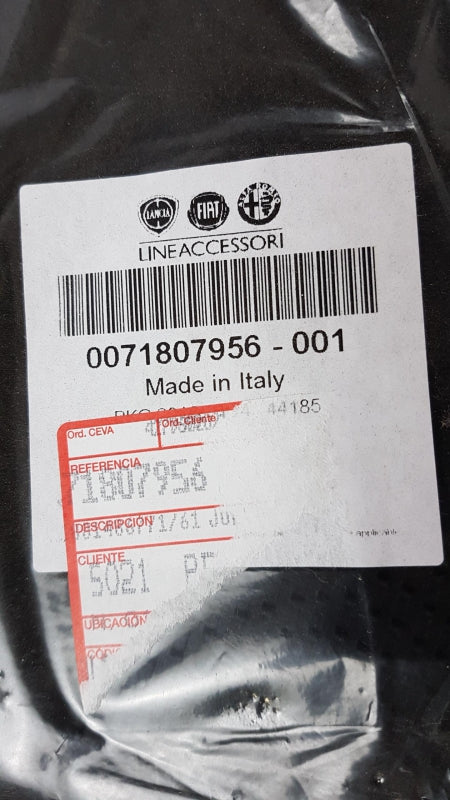 Original FIAT Panda 2012-2021 Fußmattensatz 4 Stück Velour Schwarz 71807956