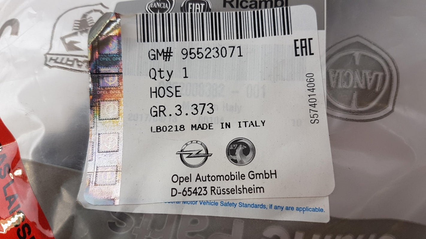 Original OE OPEL Schlauch 95523071
