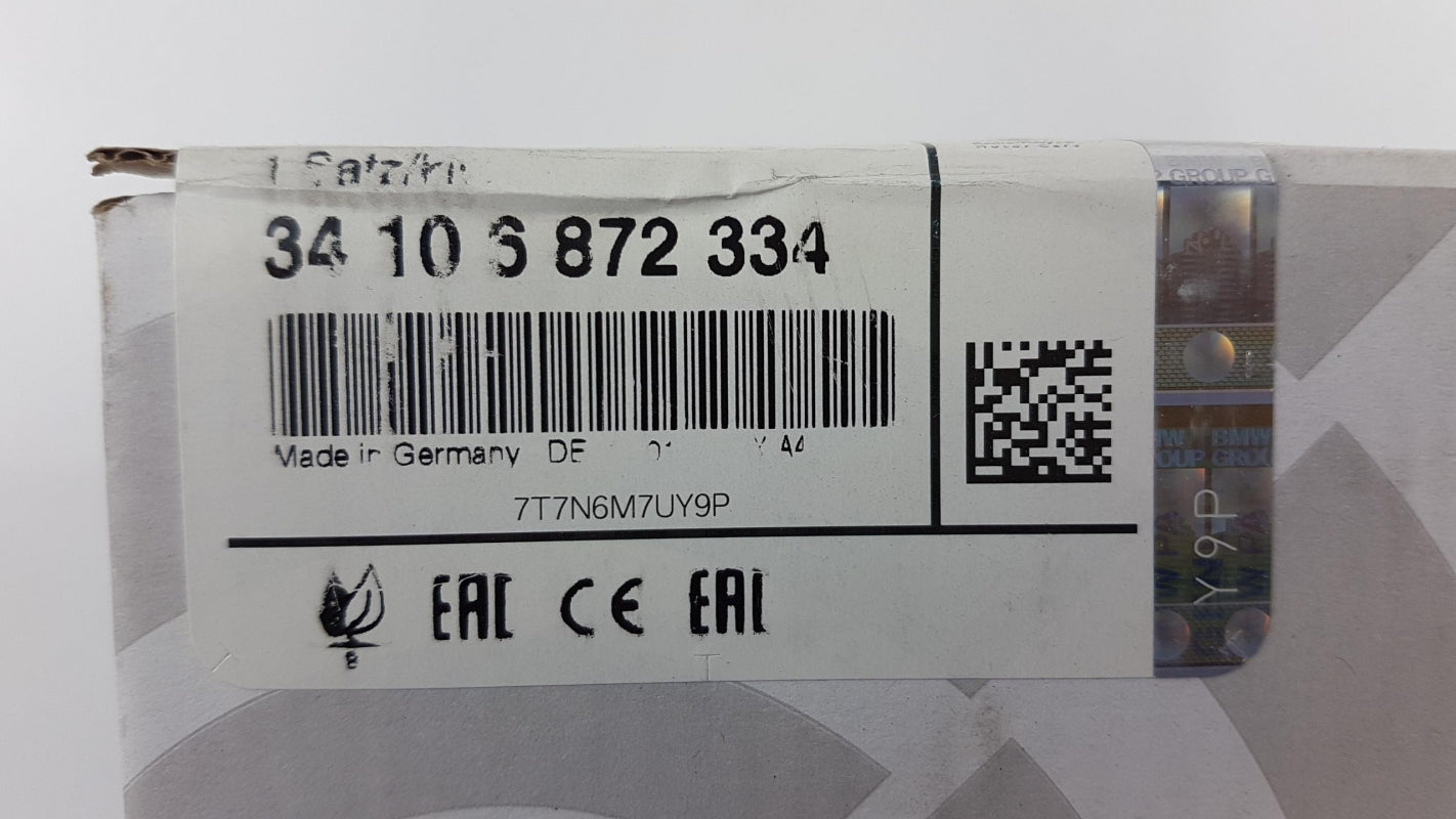 Original BMW i8 (I12 I15) Bremsbeläge vorne 34106872334