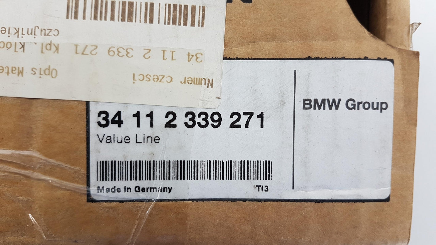 Original BMW 5' E60 E61 Bremsbeläge mit Bremsbelagfühler vorne 34112339271