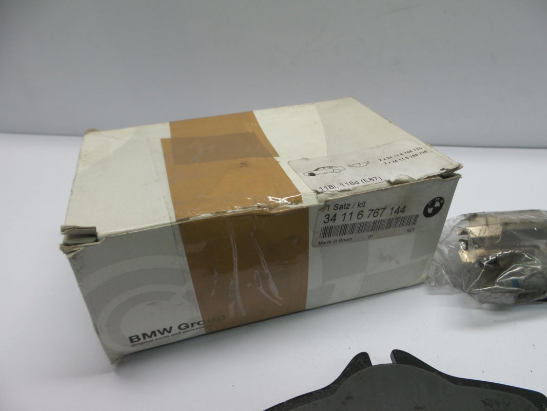 Original BMW 1er E81 E87 E88 E82 Bremsbeläge Bremsbelagsatz vorne 34116767144