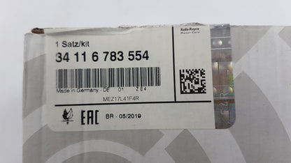 Original BMW 5er E70 F15 6er E71 E72 F16 Bremsbeläge Vorne 34116783554
