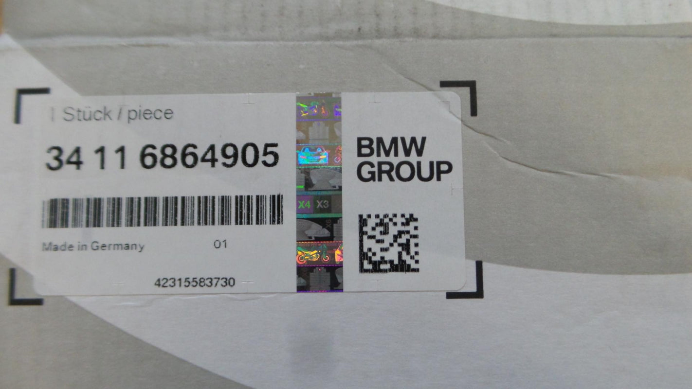 Original BMW 5' E60 E61 Bremsscheibe (1 stück) belüftet vorne 34116864905