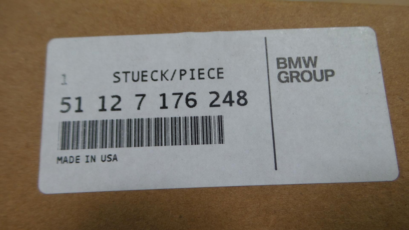 Original BMW X6 E71 E72 Stoßfängerabdeckung unten hinten 51127176248