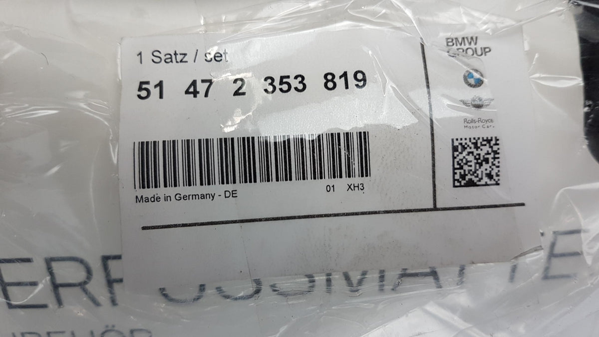Original OE BMW Fußmattensatz 51472353819