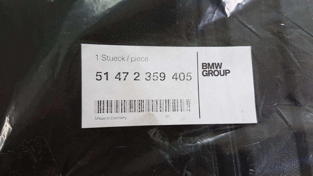 Original BMW 2' (F45) Gepäckraumformmatte Kofferraummatte schwarz 51472359405