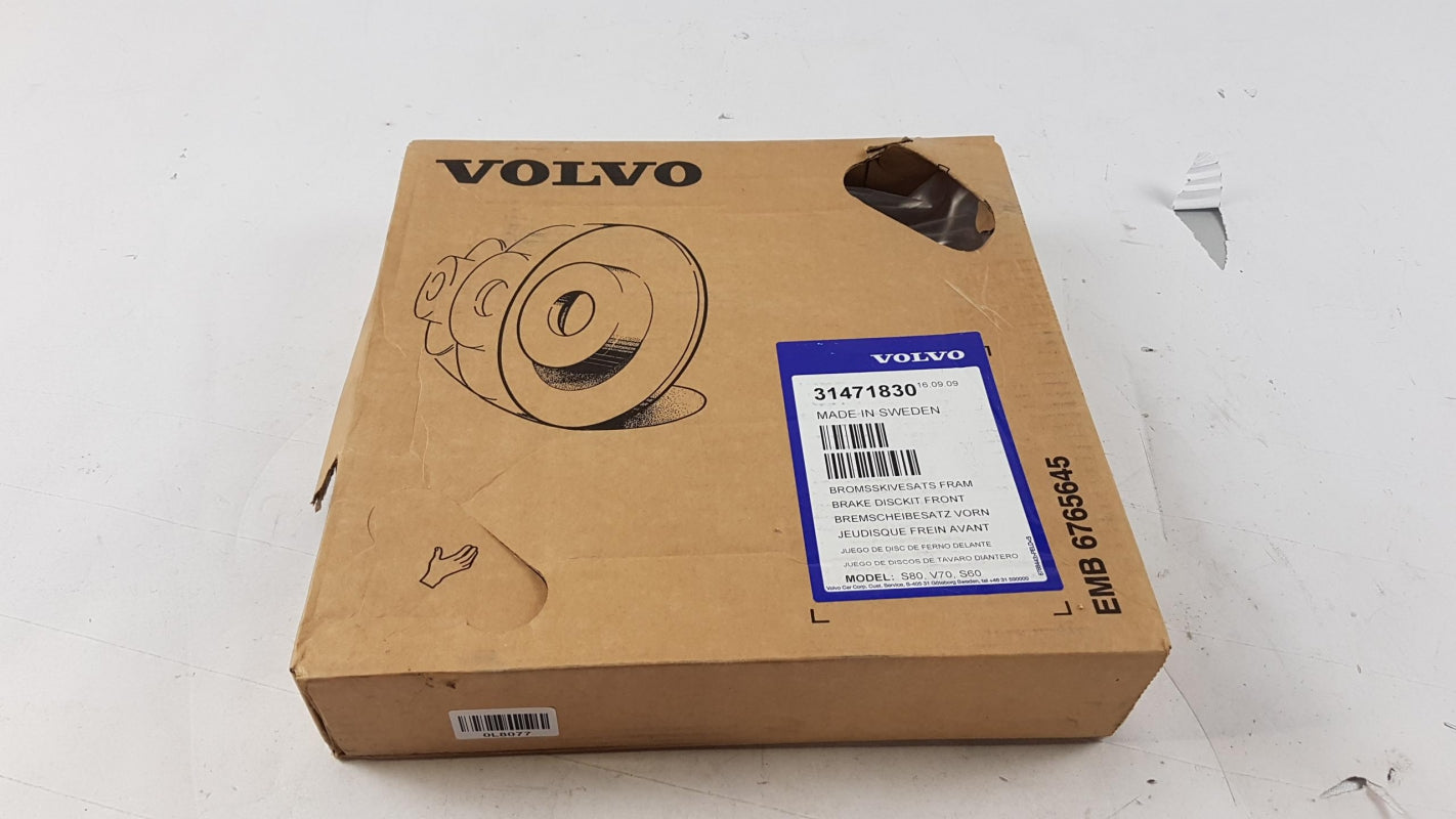 Original VOLVO S60 I S80 I II V70 II 1x Bremsscheibe Vorne 31471830