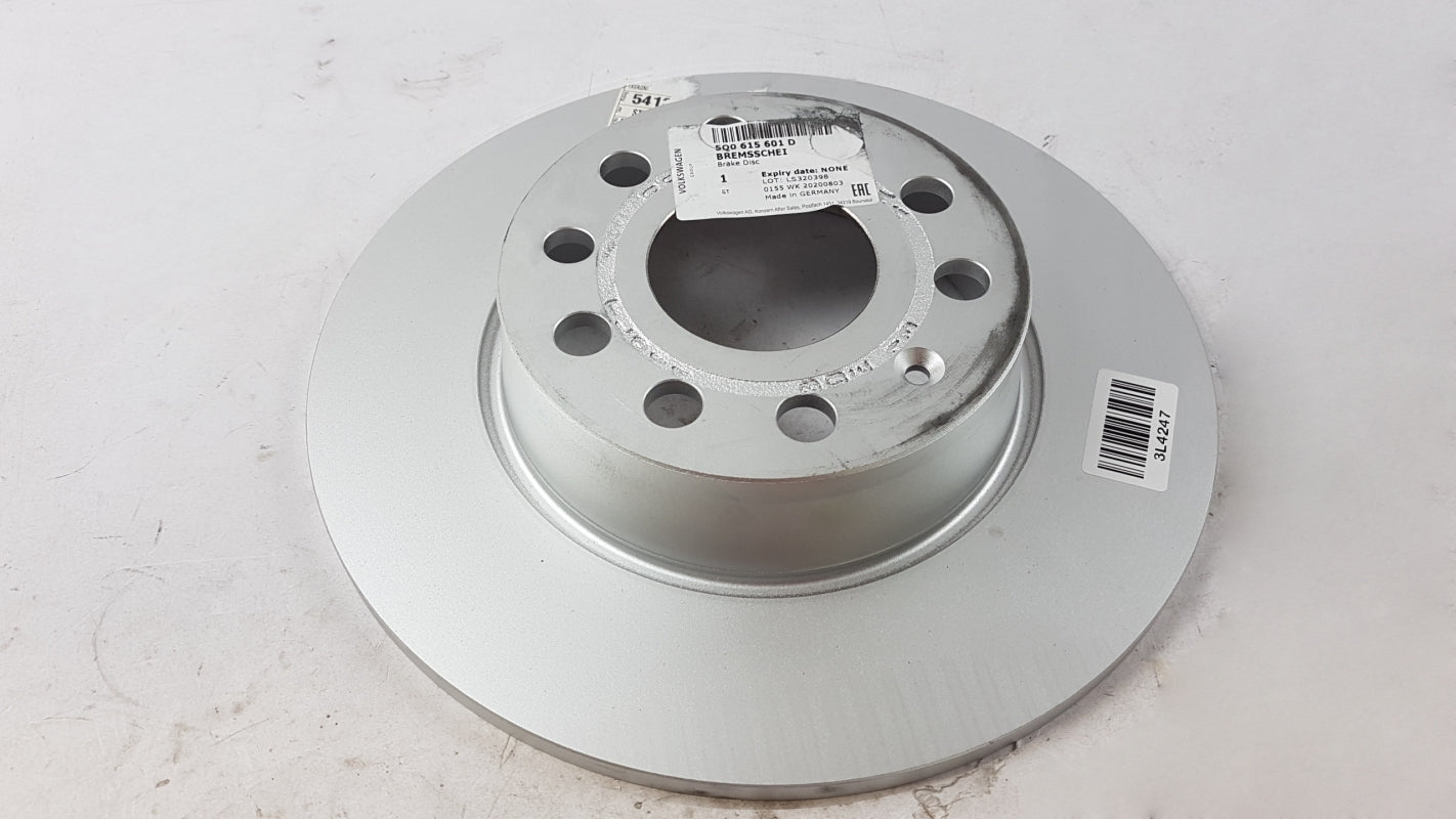 Original AUDI A3 Q2 VW Golf 7 T-Roc SKODA Karoq rear brake disc 5Q0615601D 
