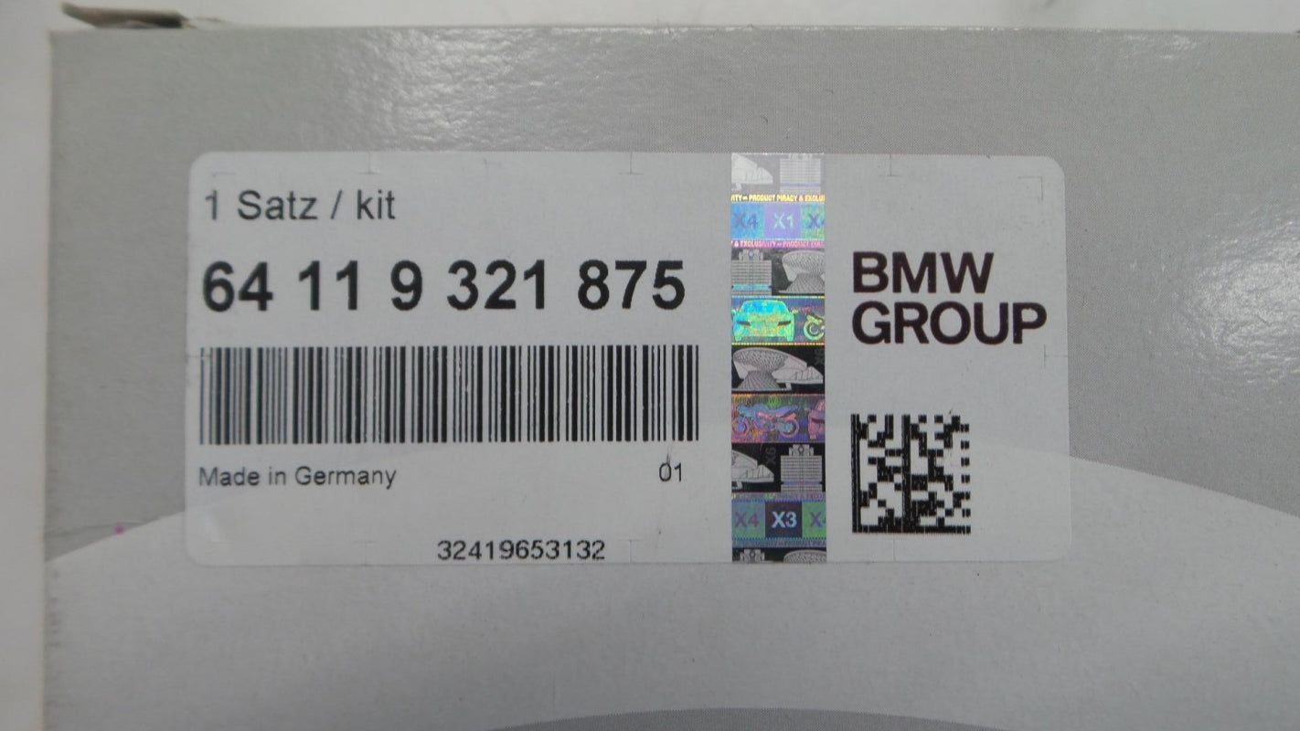 Original BMW F45 F46 i3 X1 F48 F49 MINI F54-F57 Innenraumfiltersatz 64119321875
