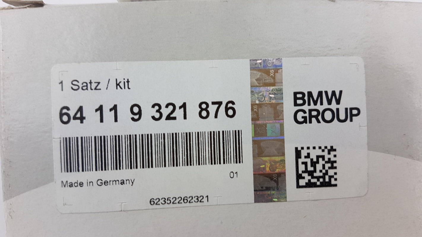 Original BMW F45 F46 i3 X1 F48 MINI F54-F57 F60 Innenraumfiltersatz 64119321876