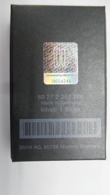 Original BMW X6 series Schlüsselanhänger mit Schlüsselring chrom 80272287786