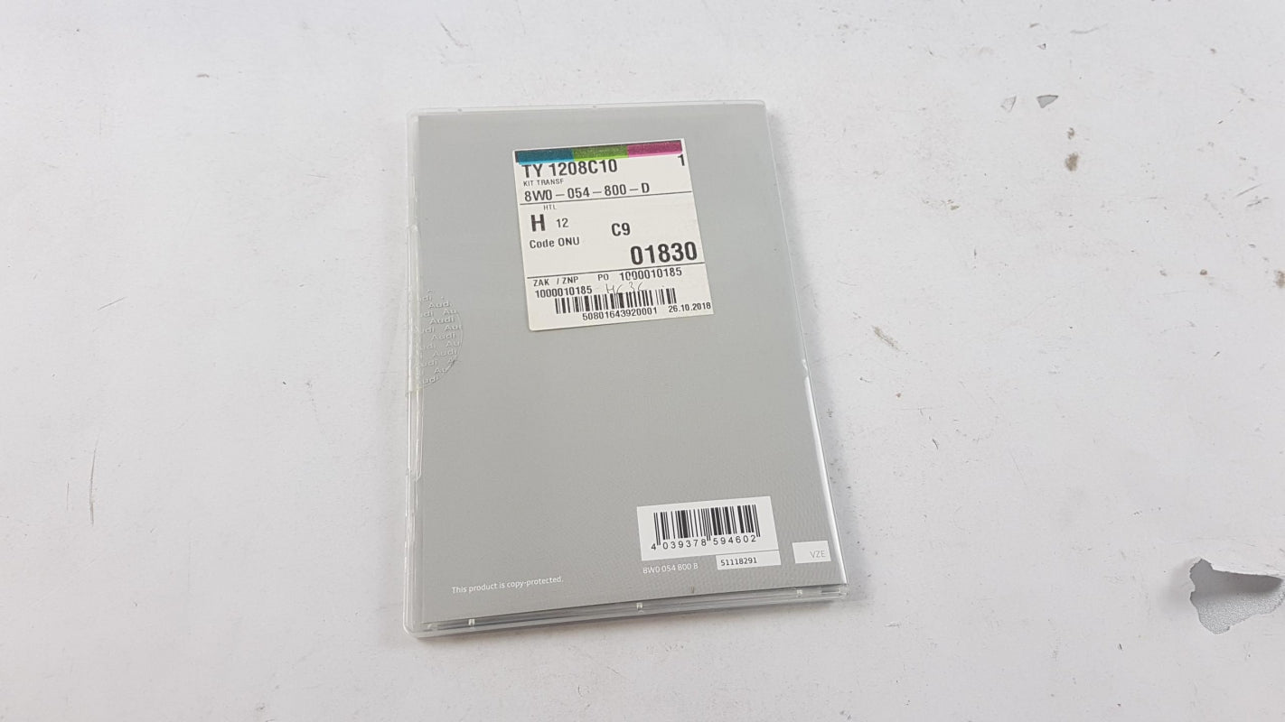 Original AUDI Freischaltung Kamerabasierte Verkehrszeichenerkennung 8W0054800B