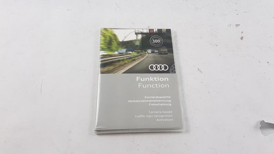 Original AUDI Freischaltung Kamerabasierte Verkehrszeichenerkennung 8W0054800B