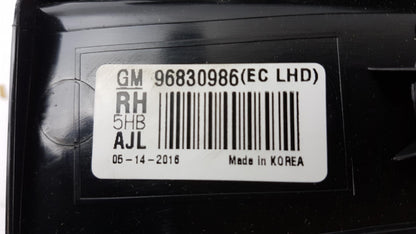 Original CHEVROLET Aveo T300 Heckleuchte Rücklicht rechts 96830986