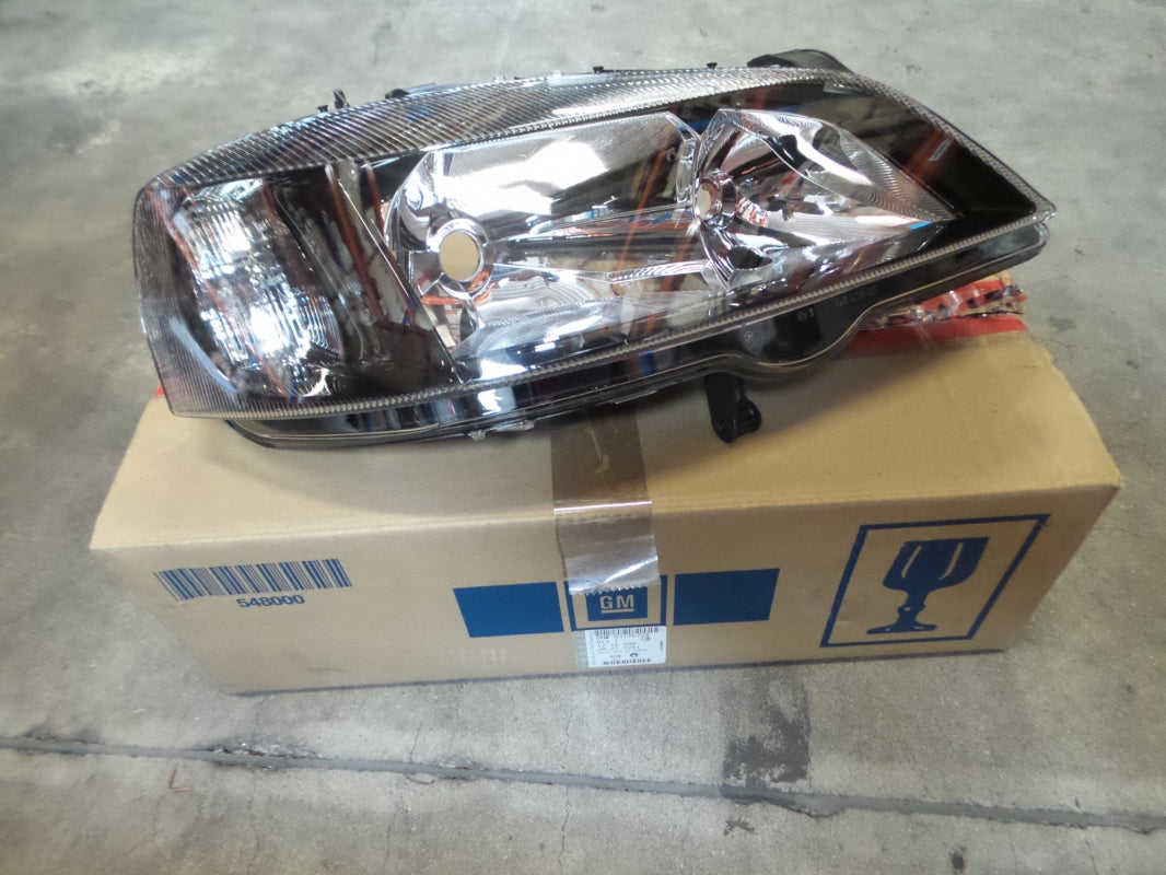 Original OPEL Astra-G Zafira-A Hauptscheinwerfer dunklem Gehäuse rechts 93175724