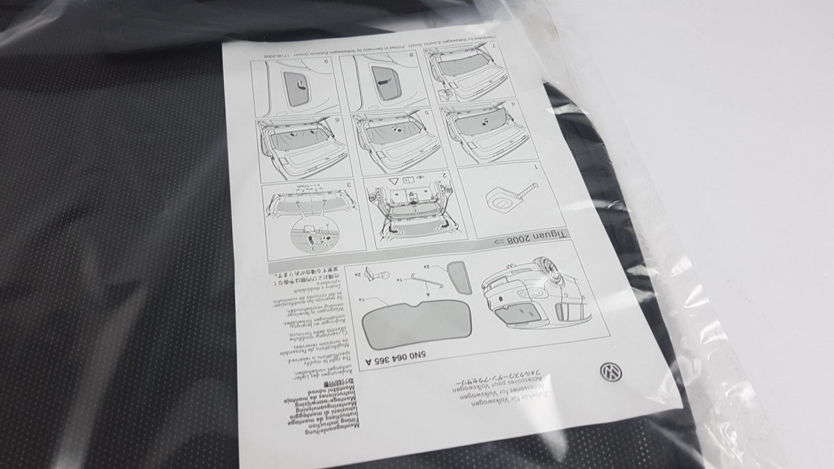 Original VW Tiguan 5N Sonnenschutz hintere Seiten-Heckscheibe 5N0064365A