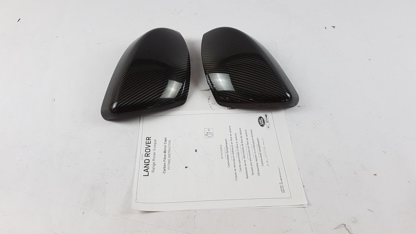 Original RANGE ROVER Evoque Velar Spiegelkappe Paar (L+R) Carbon VPLVB0145