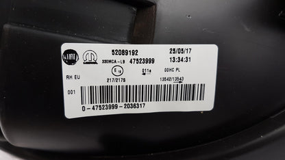 Original FIAT 500L 2012 > Hauptscheinwerfer Halogen Rechts 52089192