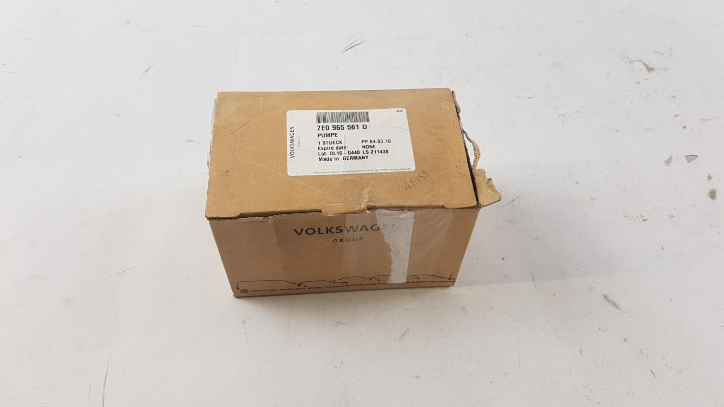 Original OE Volkswagen Zusätzliche Wasserpumpe 7E0965561D