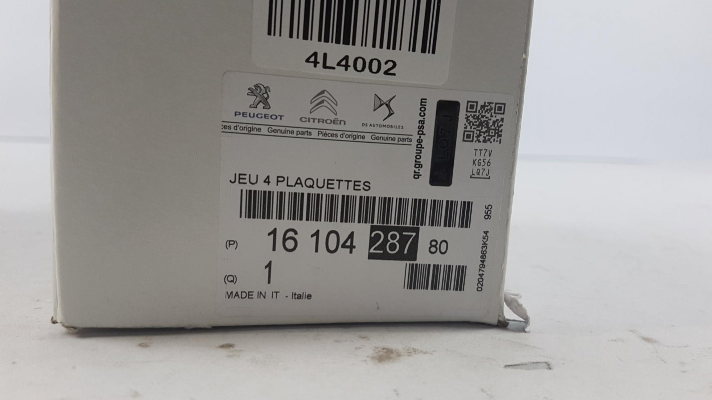 Original OE Peugeot Bremsbeläge 1610428780