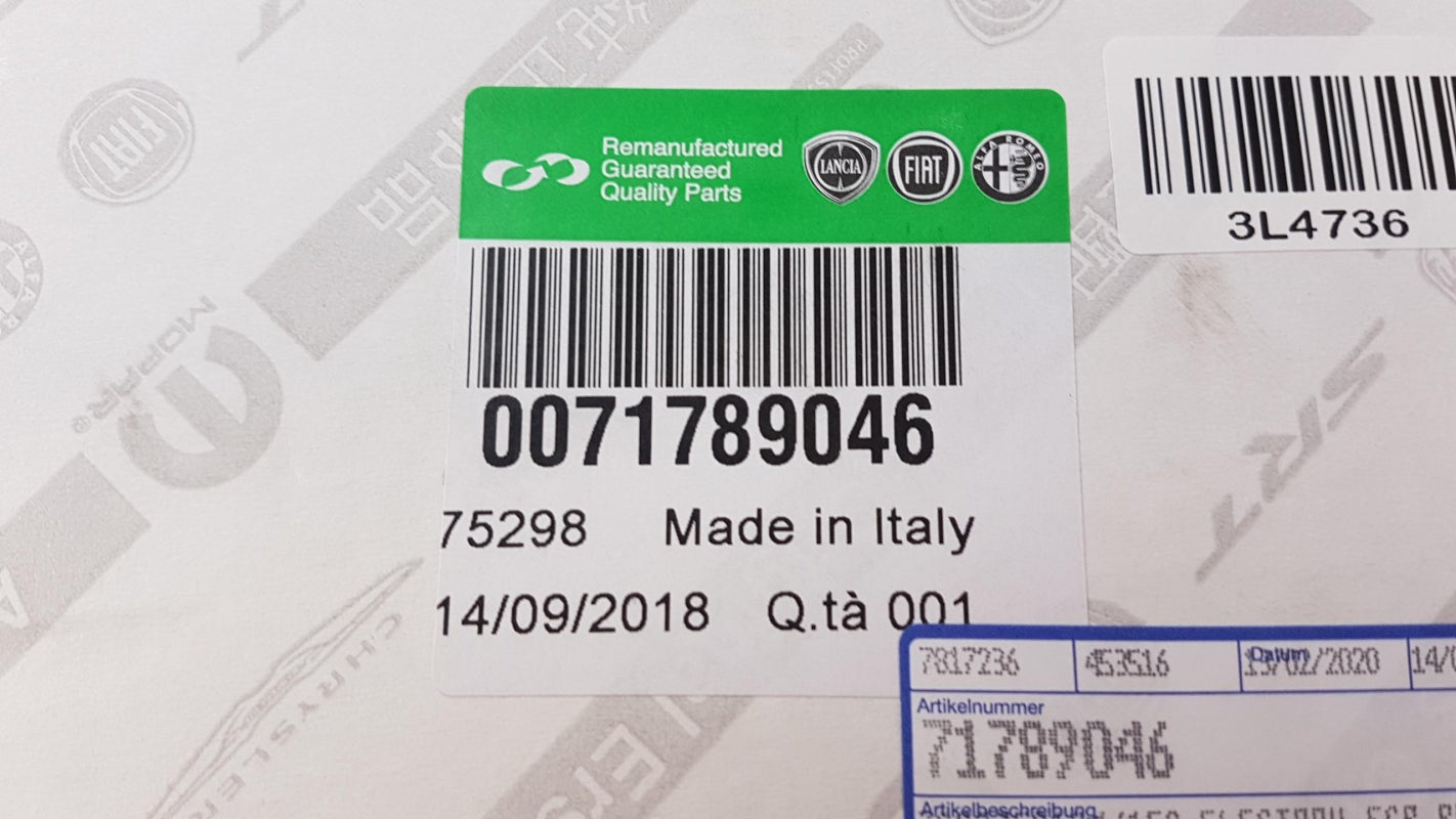 Original OE FIAT AGR-Ventil 71789046