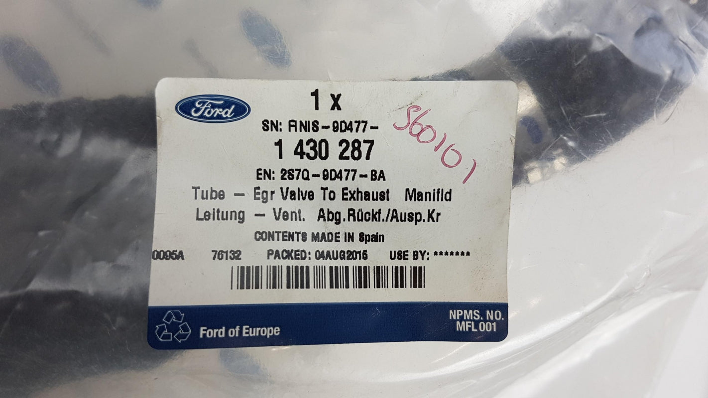 Original FORD Transit III (2000-2006) Rohrleitung AGR-Ventil 2.0L 1430287