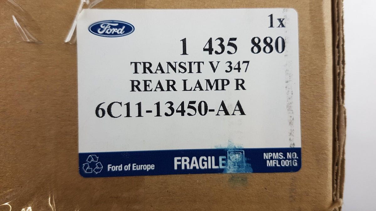 Original FORD Transit '06-'14 Heckleuchte Gehäuse rechts 1435880