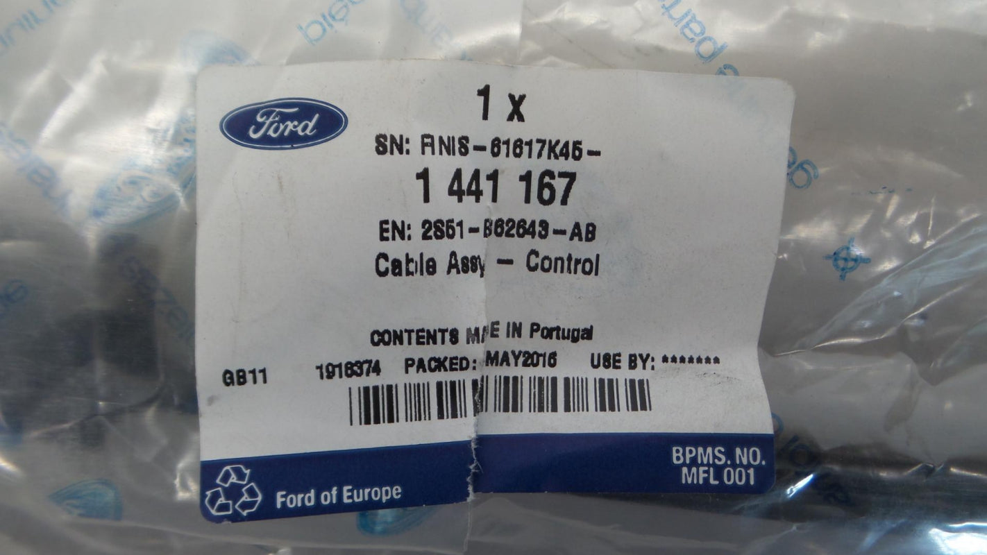 Original FORD Fiesta V MK5 Sitzlehnenverstellung Seilzug Links 1441167